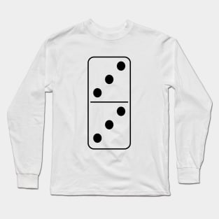 Domino Costume Double 3 Long Sleeve T-Shirt